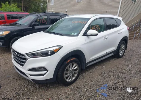 2017 Hyundai Tucson Eco from USA, damaged, VIN KM8J3CA28HU351428